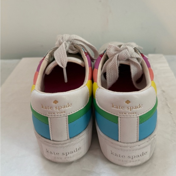 Kate Spade Rainbow Collection Selena Pride Platform Sneaker Size 6 Sold Out! - Picture 5 of 9